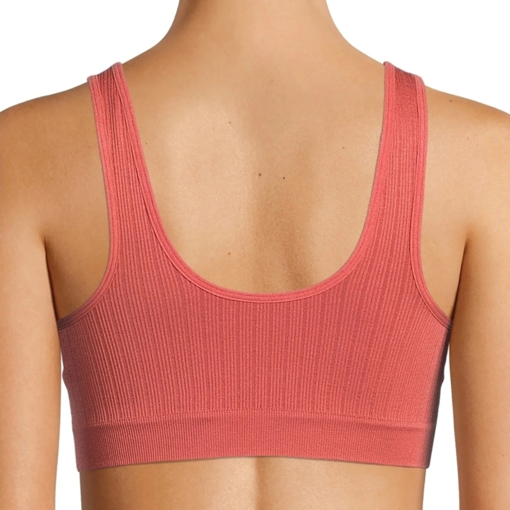 NOBO Ribbed Pink Sports Bra - Picture 2 of 5